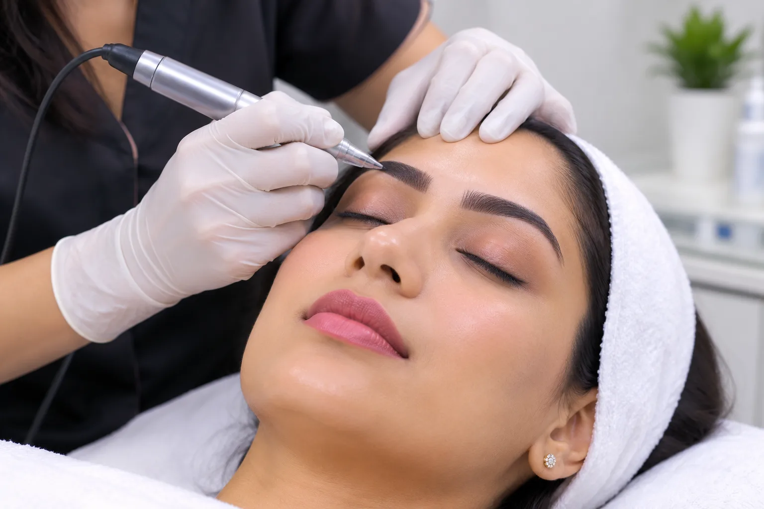 Permanent makeup treatment
