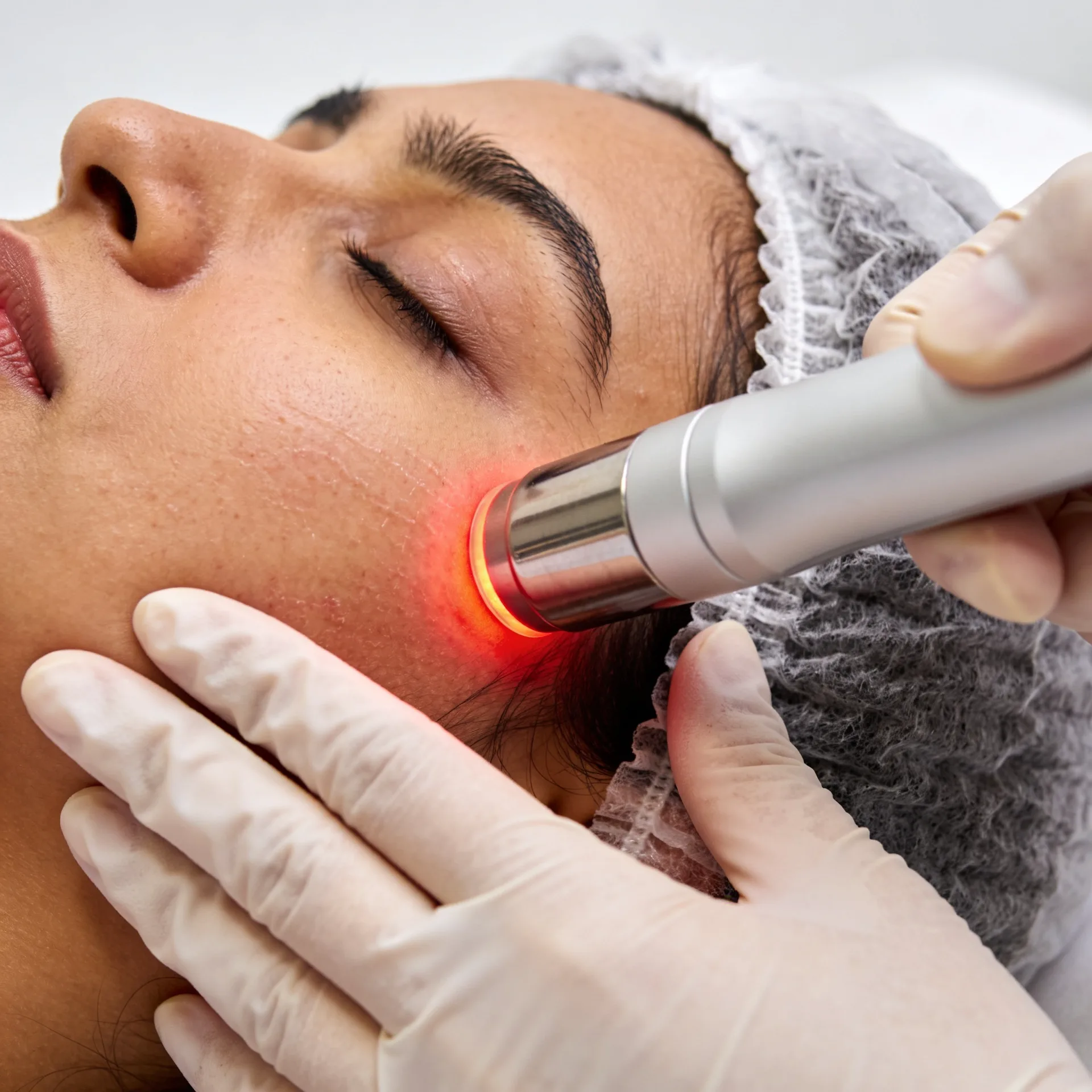 Laser lightening treatment